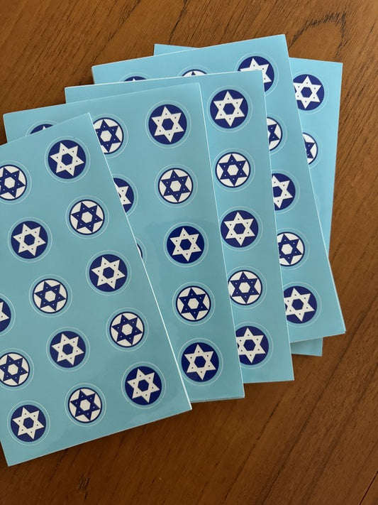 MC Star of David Sticker Sheet